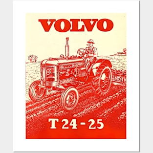 Volvo T24 & T25 Tractors Posters and Art